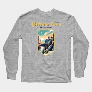 USA - NATIONAL PARK - YELLOWSTONE - Yellowstone Artists Point - 12 Long Sleeve T-Shirt